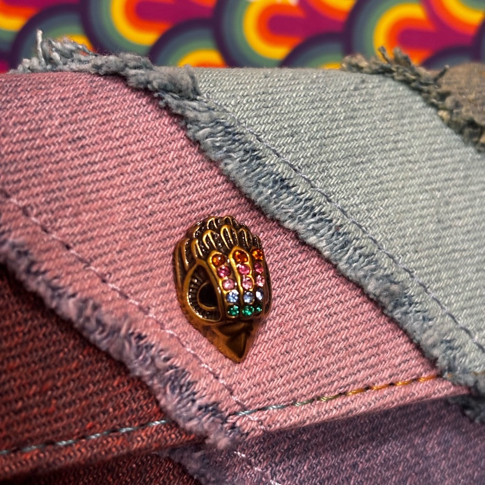 Kurt Geiger Multicolor Denim Micro Kensington 🌈 - Picture 10 of 16